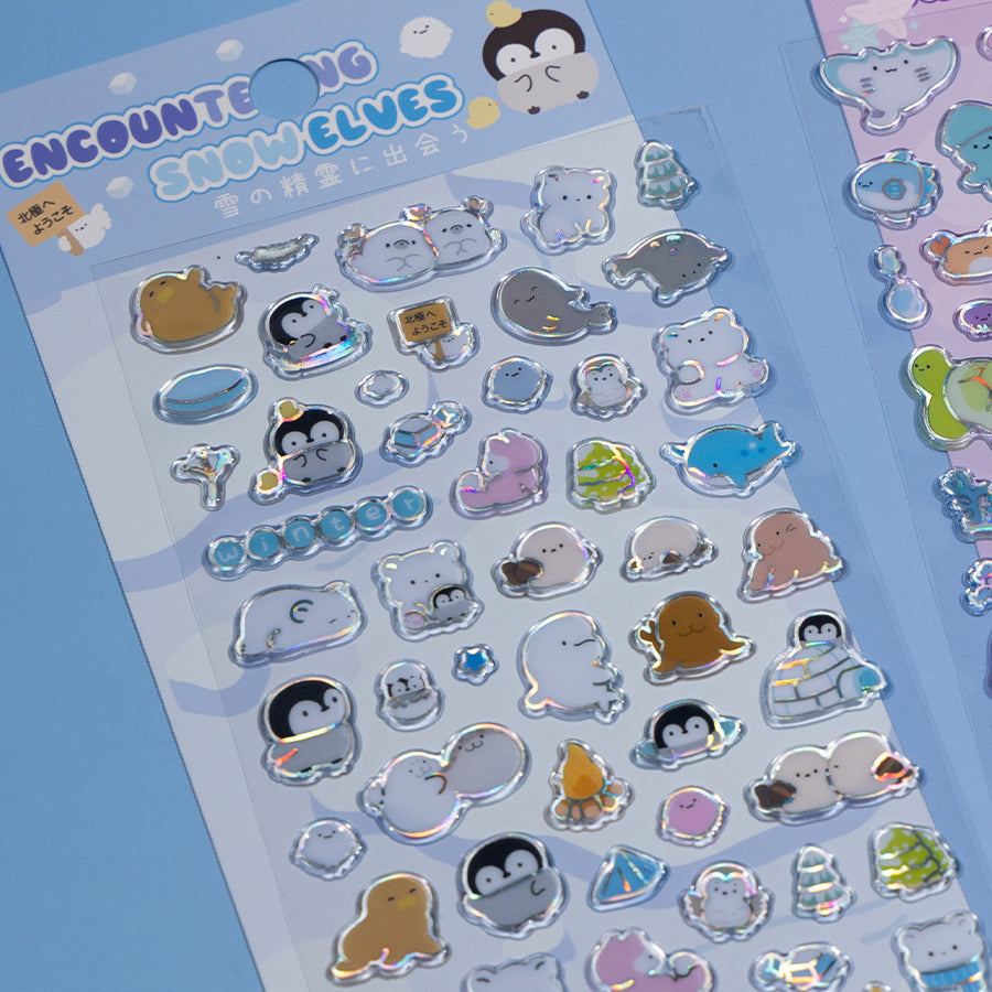 11077 Laser Glass Stickers-12