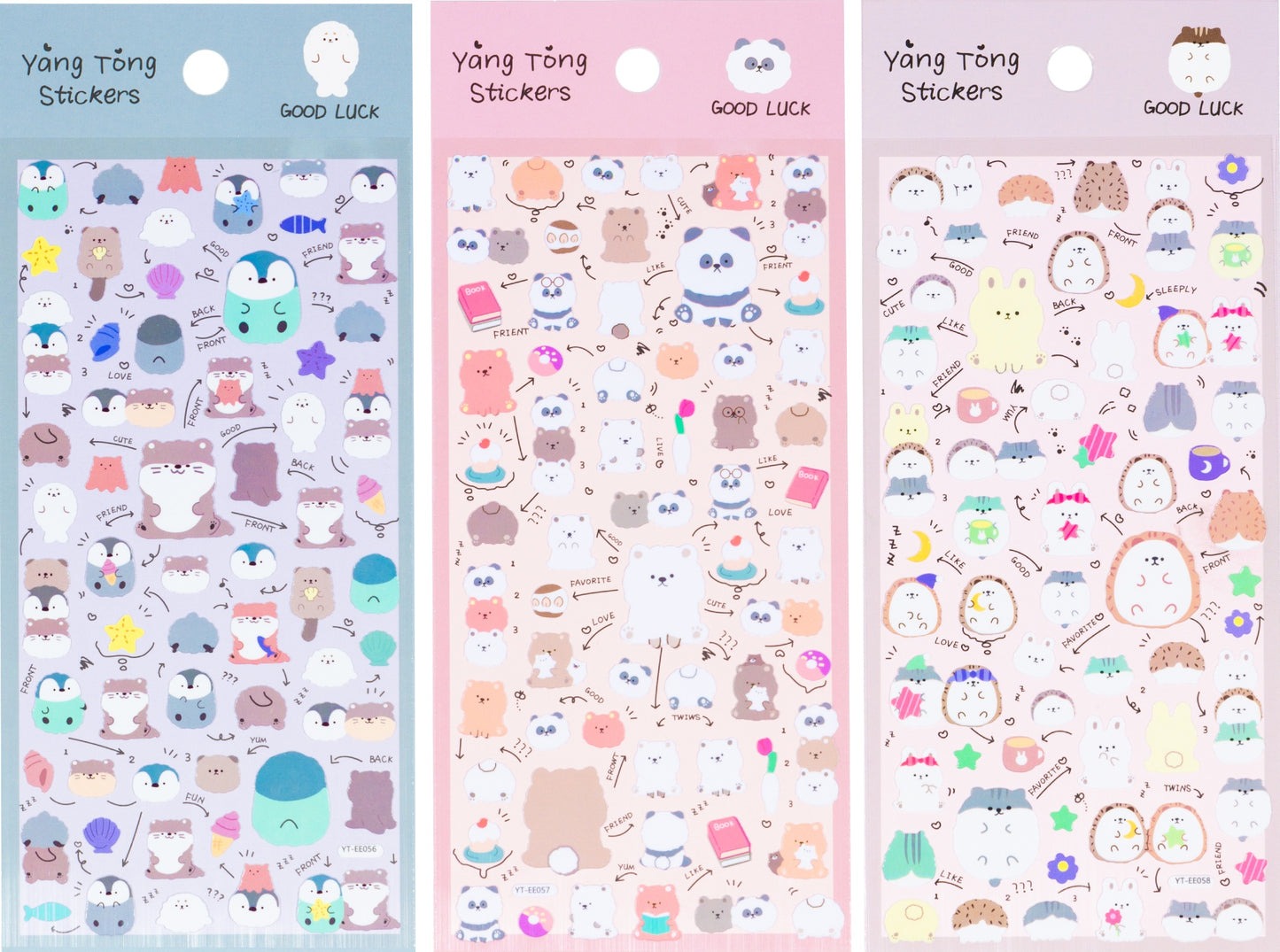 11079 Good Luck Friends Stickers-12