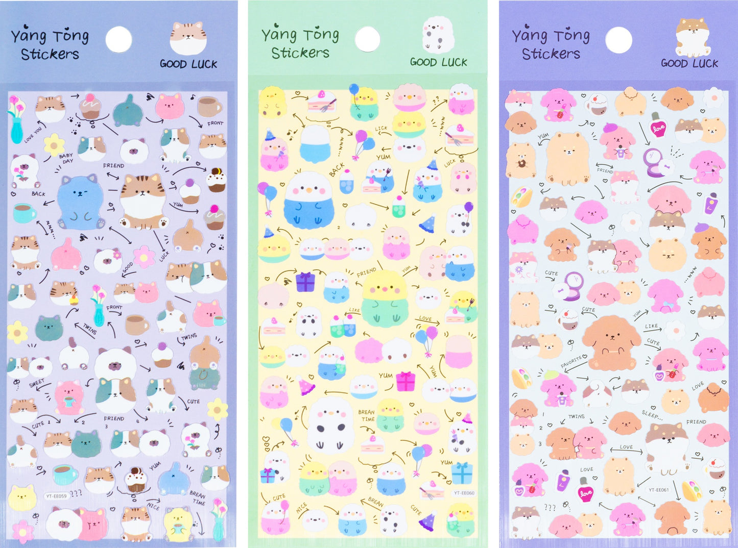 11079 Good Luck Friends Stickers-12