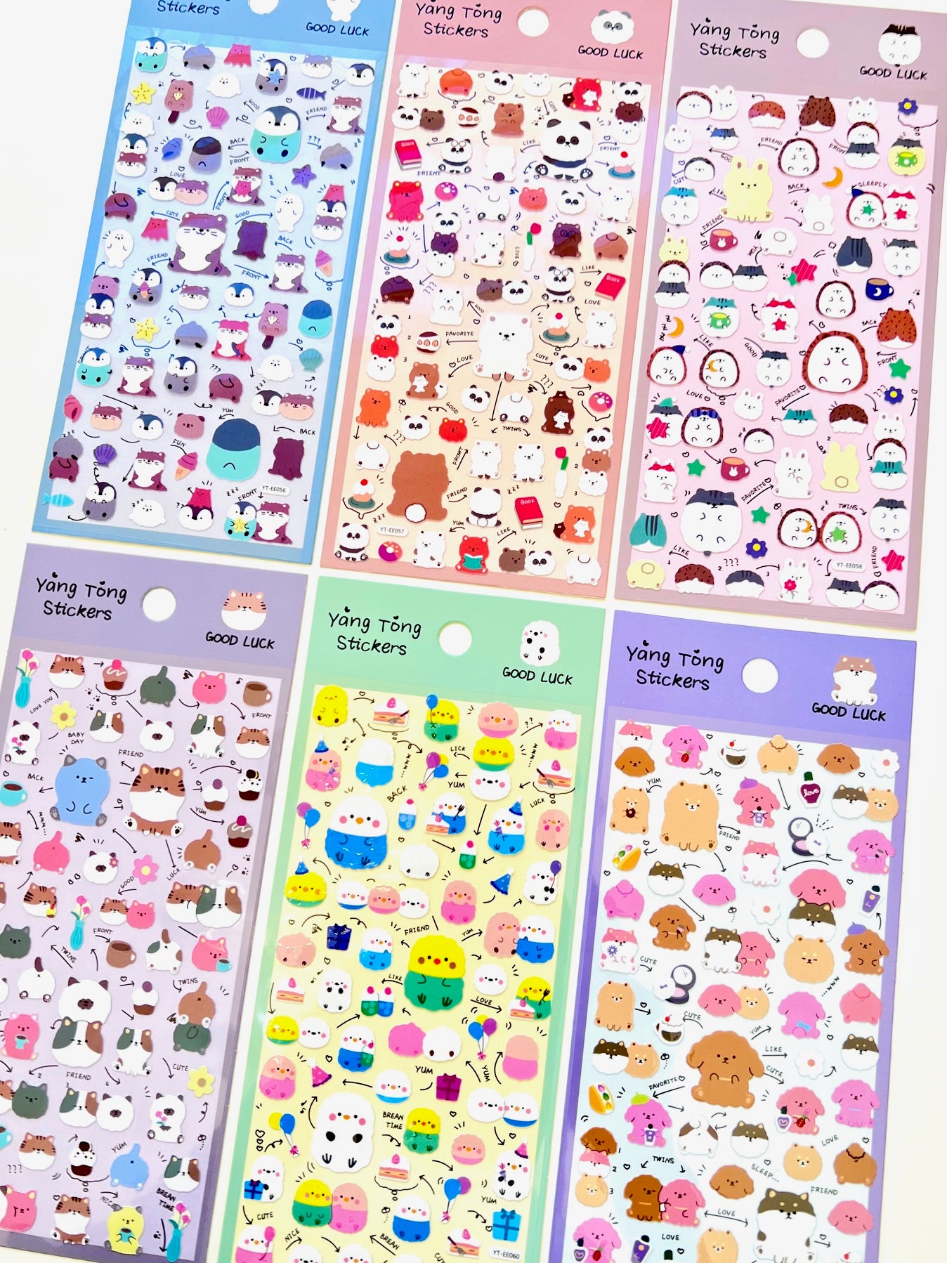 11079 Good Luck Friends Stickers-12