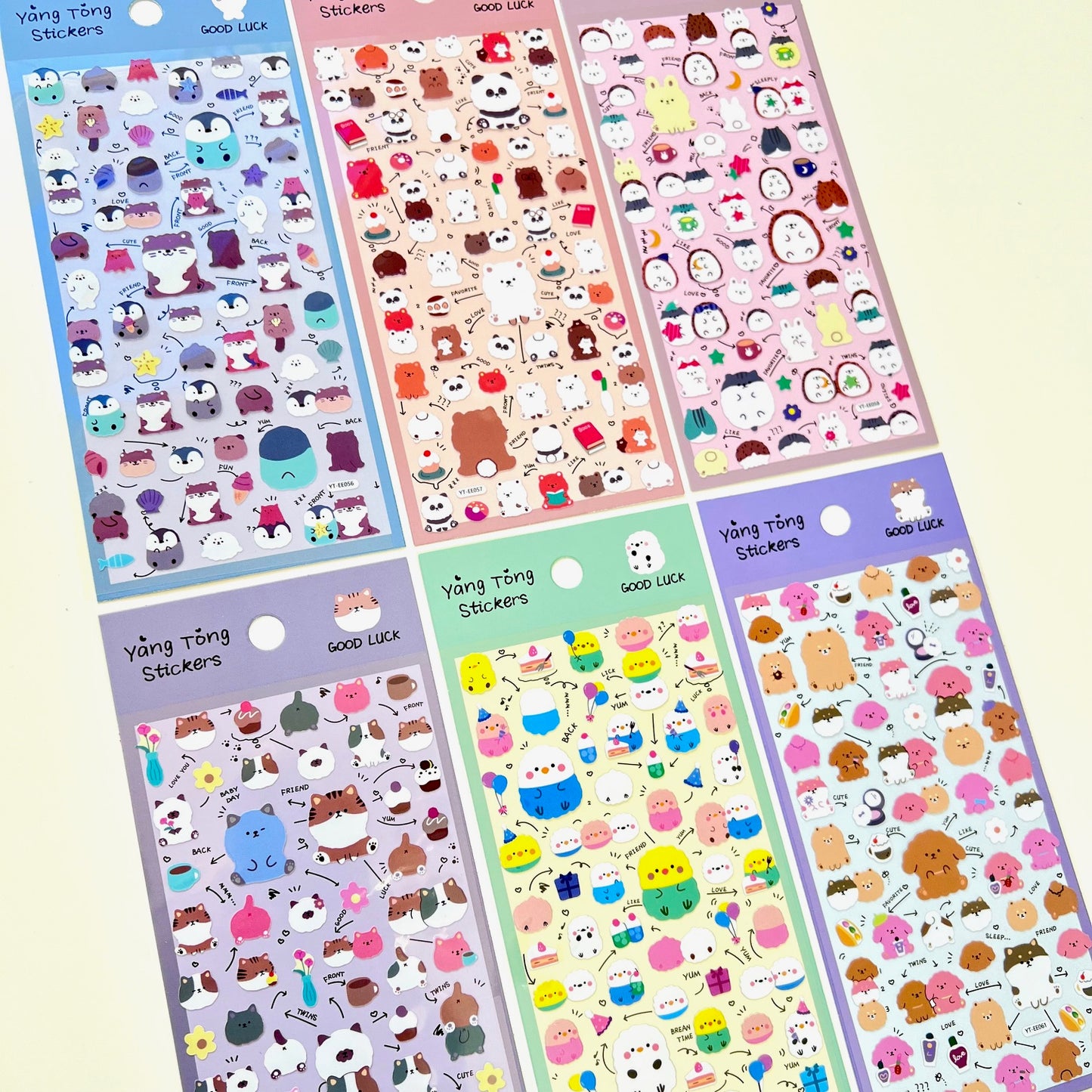 11079 Good Luck Friends Stickers-12