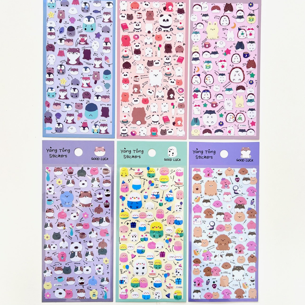 11079 Good Luck Friends Stickers-12