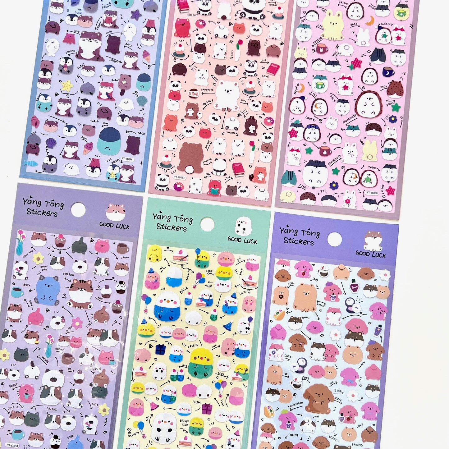 11079 Good Luck Friends Stickers-12