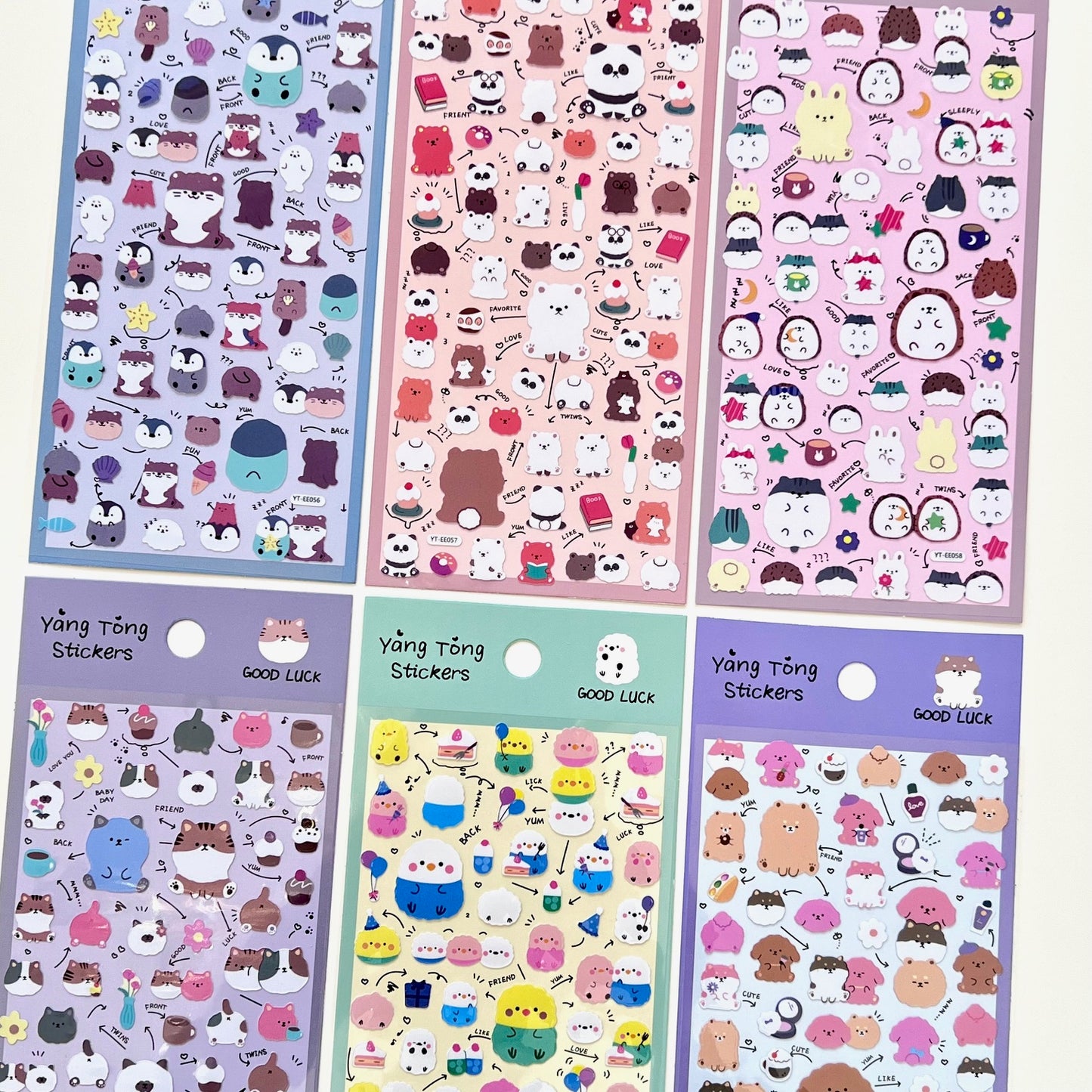 11079 Good Luck Friends Stickers-12