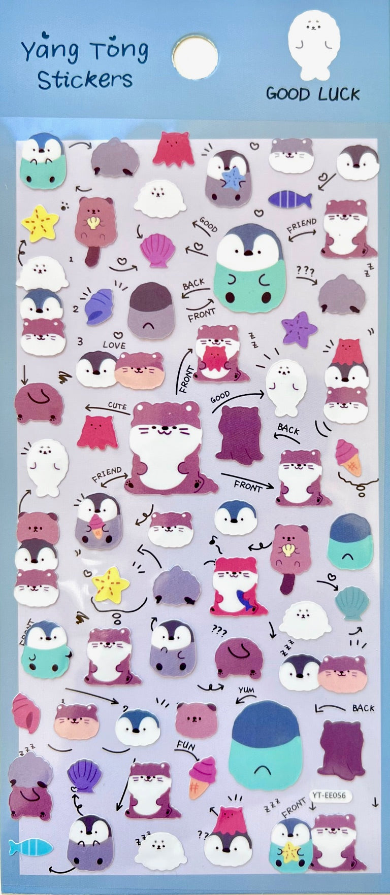 11079 Good Luck Friends Stickers-12