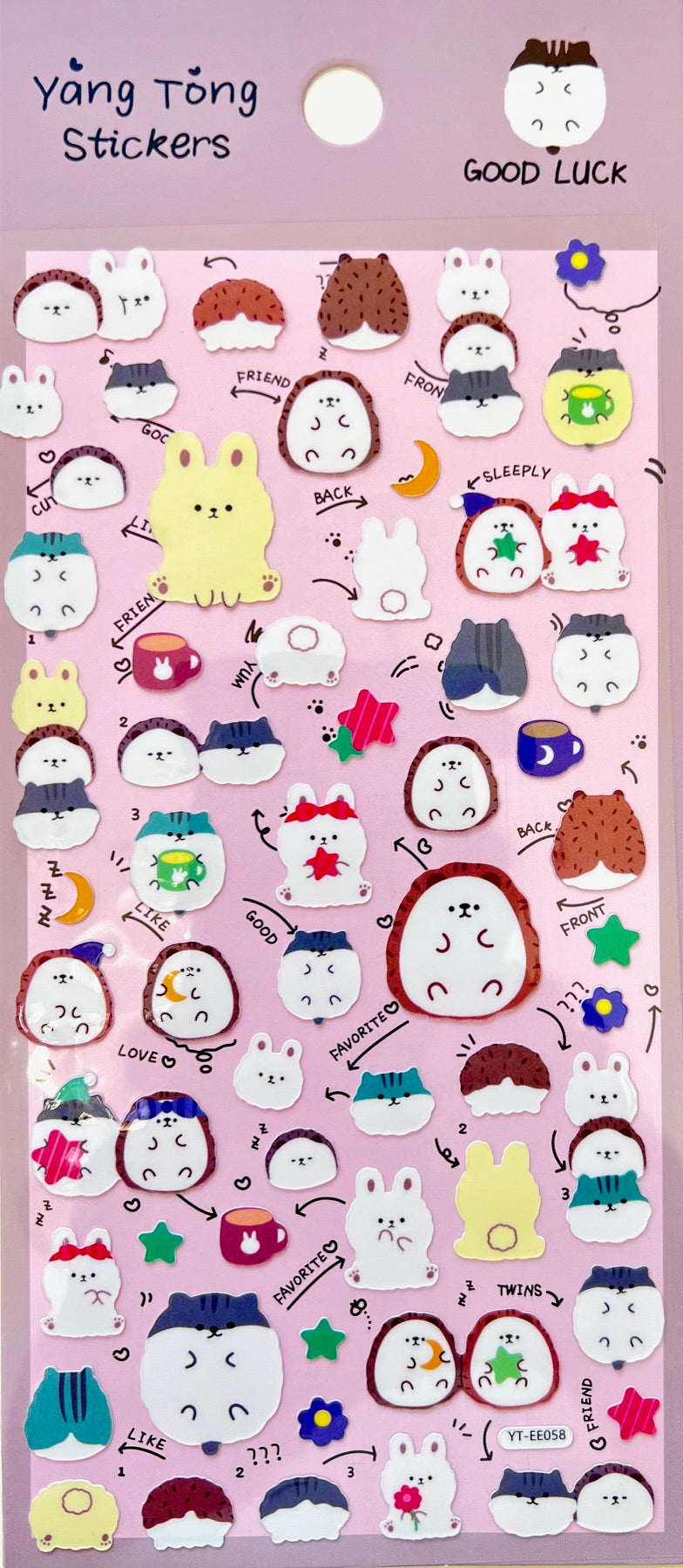 11079 Good Luck Friends Stickers-12