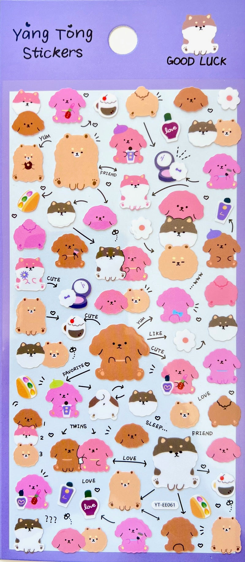 11079 Good Luck Friends Stickers-12