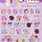11080 Japanese Cat Gel Stickers-12