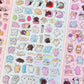 11080 Japanese Cat Gel Stickers-12