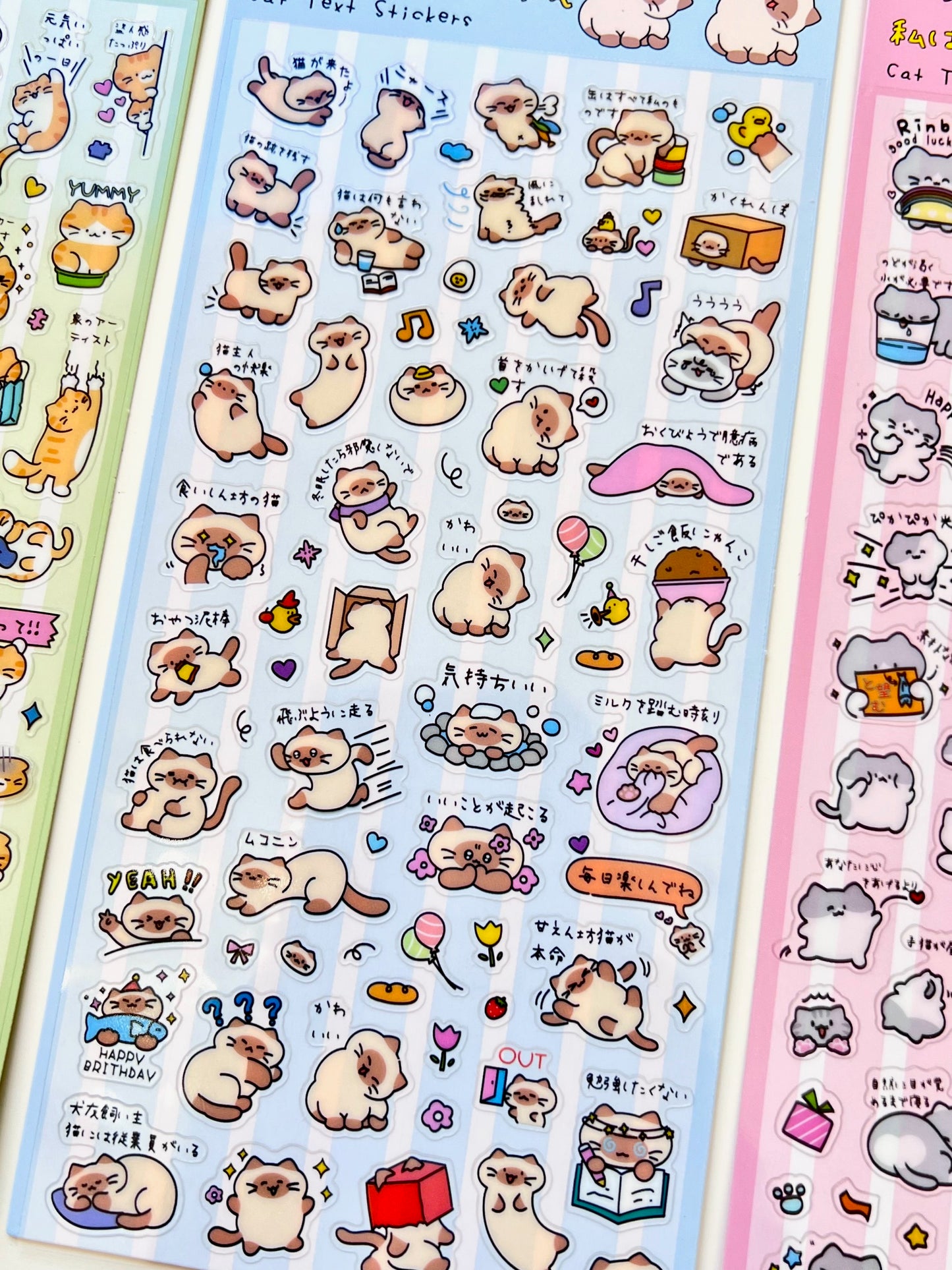11081 Cat Text Stickers-12