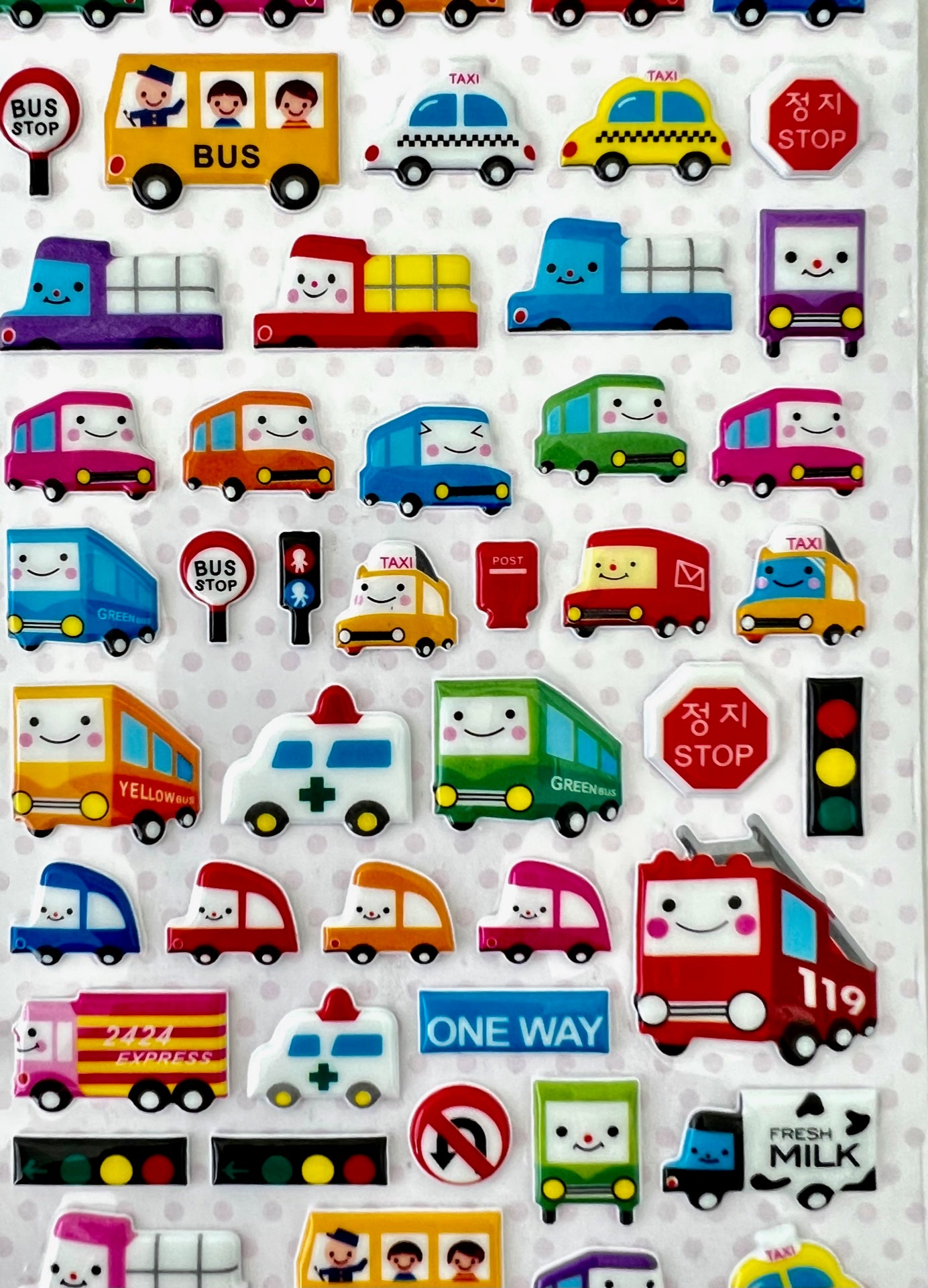 Cars and Trucks Stickers