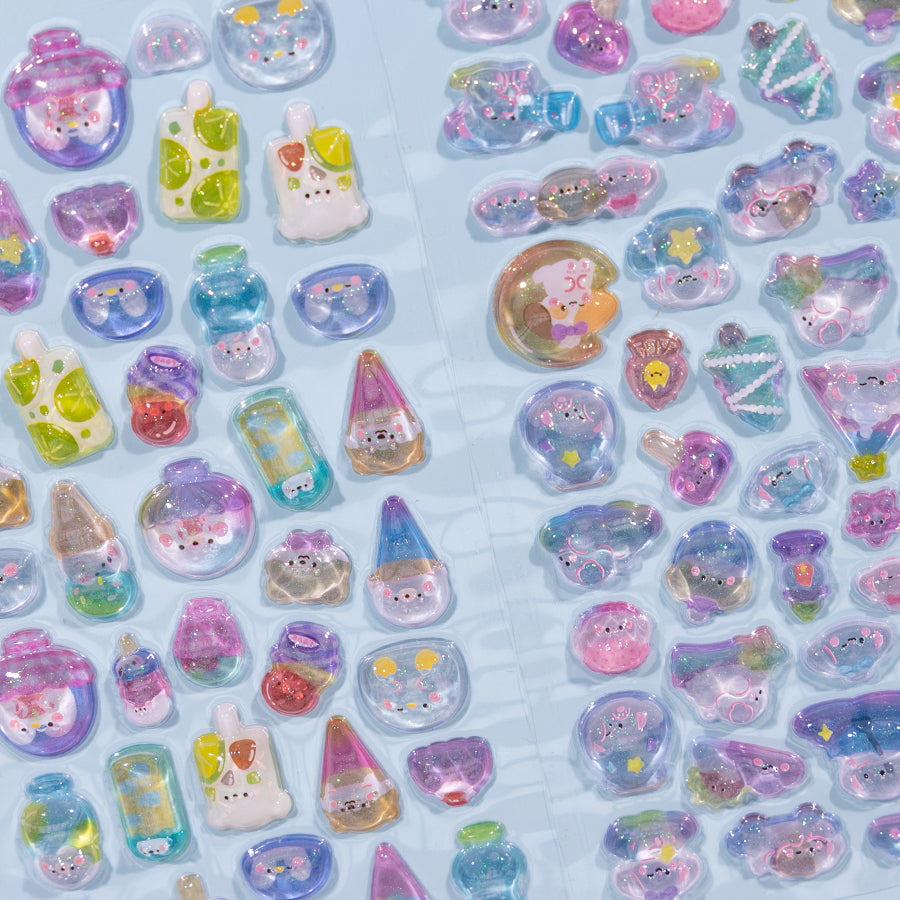 11084 3D Jewel Phone Stickers-12