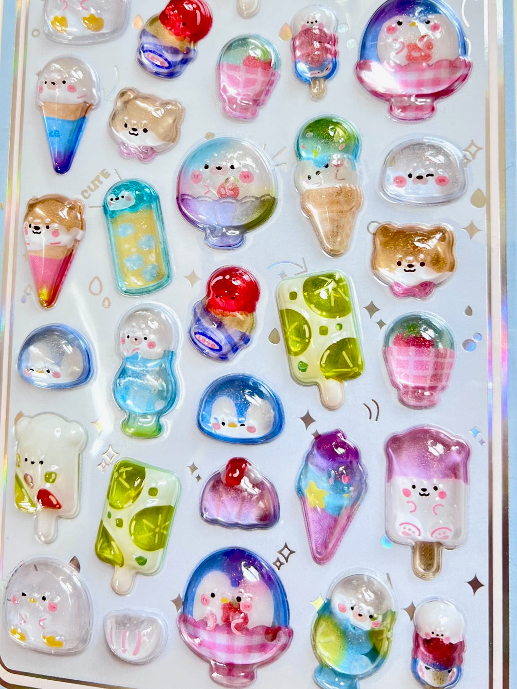 11084 3D Jewel Phone Stickers-12