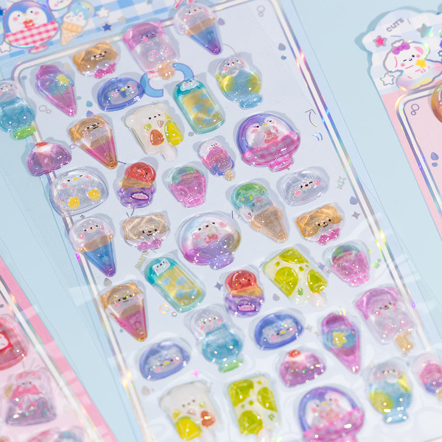11084 3D Jewel Phone Stickers-12