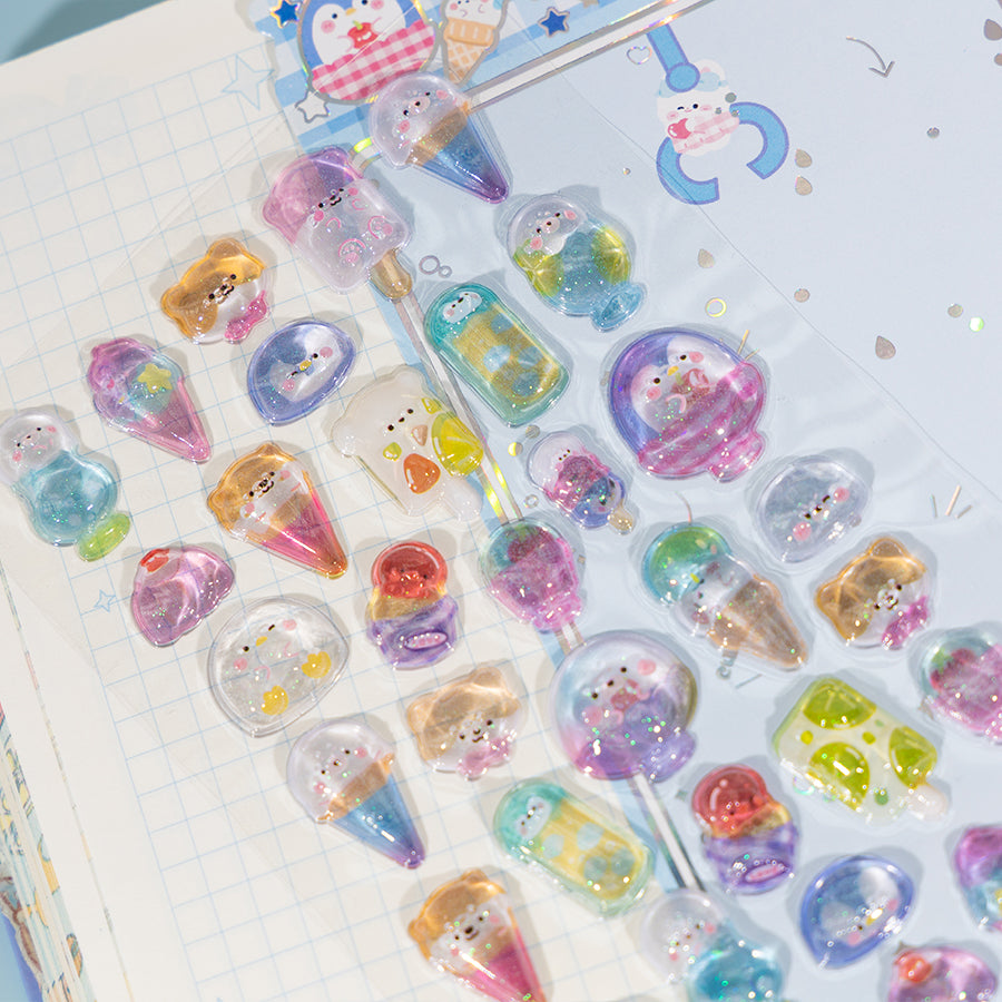 11084 3D Jewel Phone Stickers-12