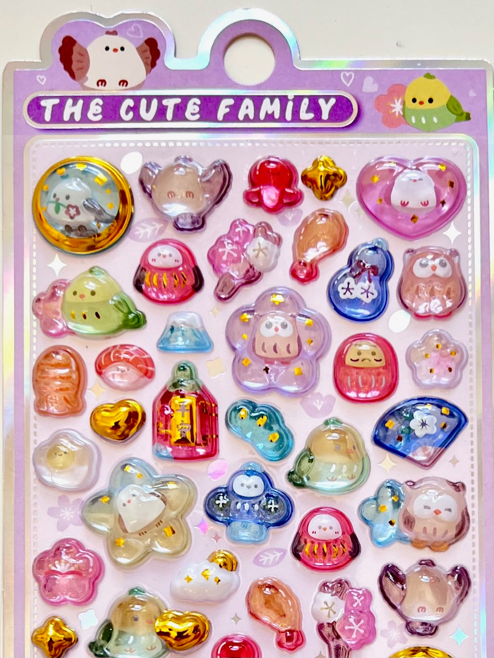 11086 3D Animal Jewel Phone Stickers-12