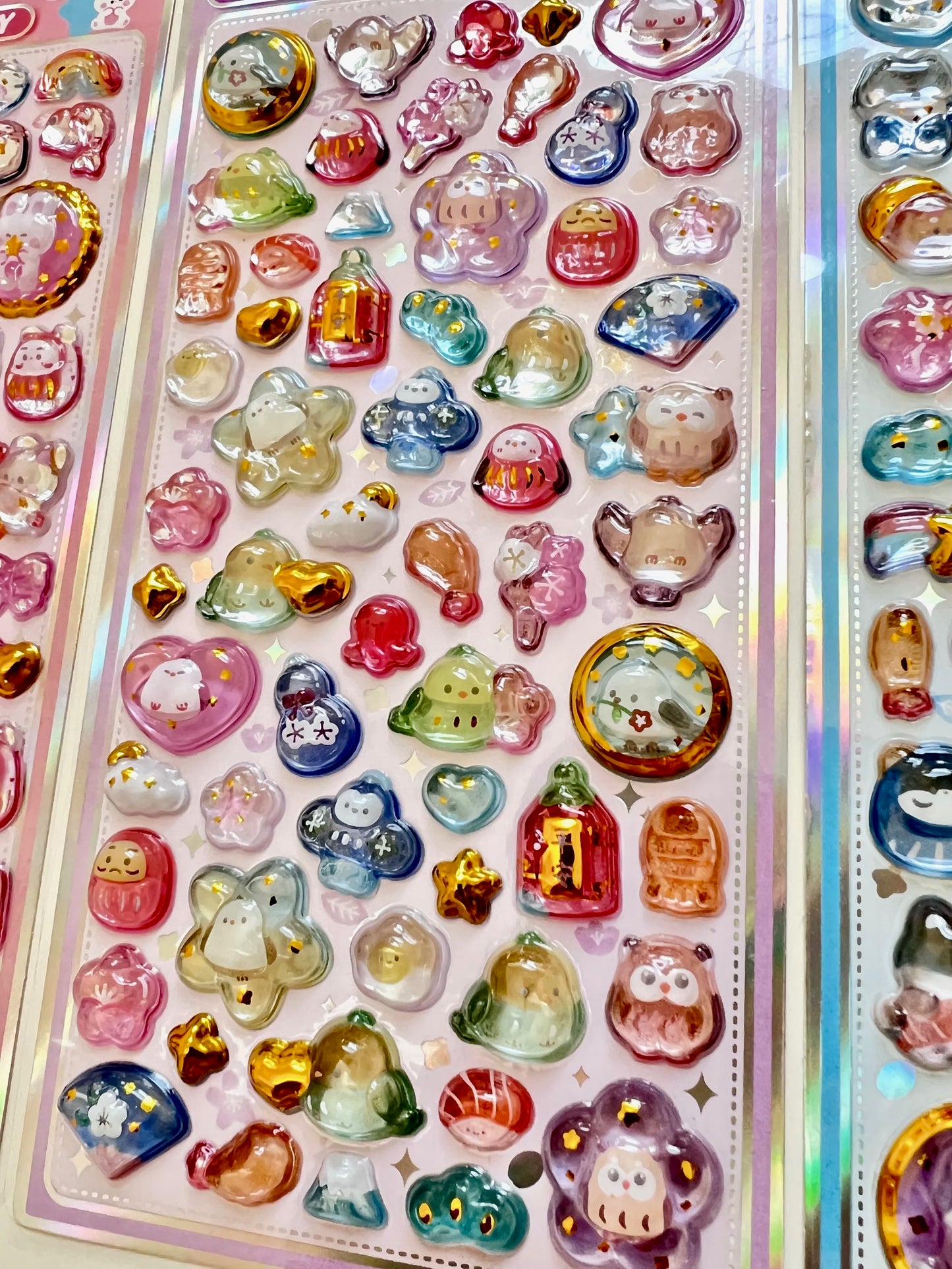 11086 3D Animal Jewel Phone Stickers-12