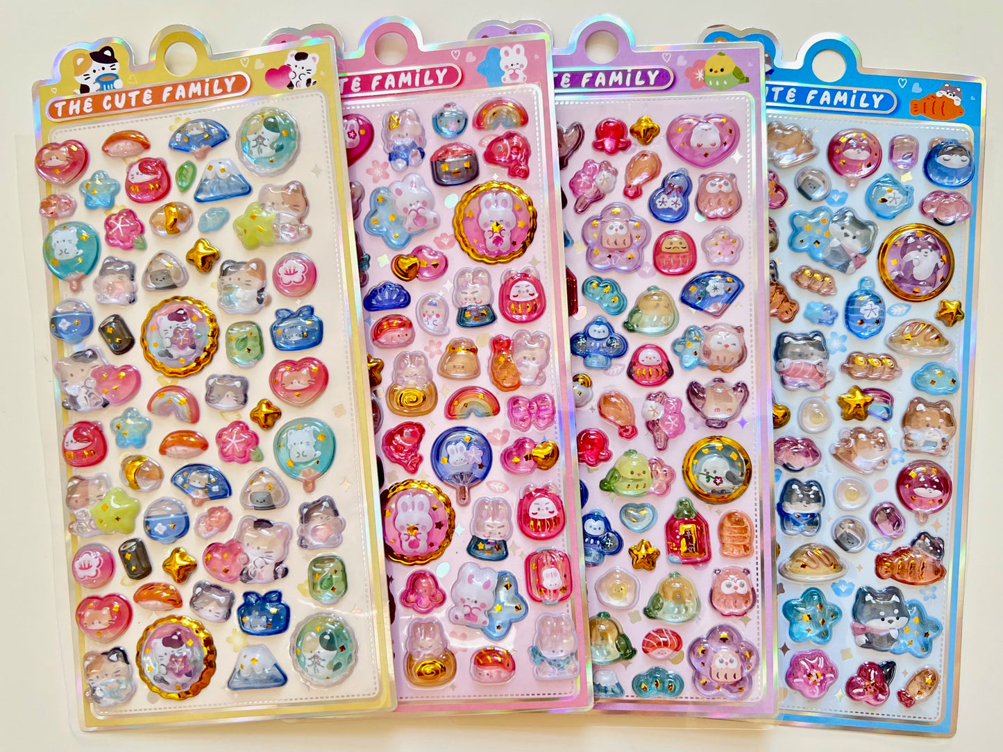 11086 3D Animal Jewel Phone Stickers-12
