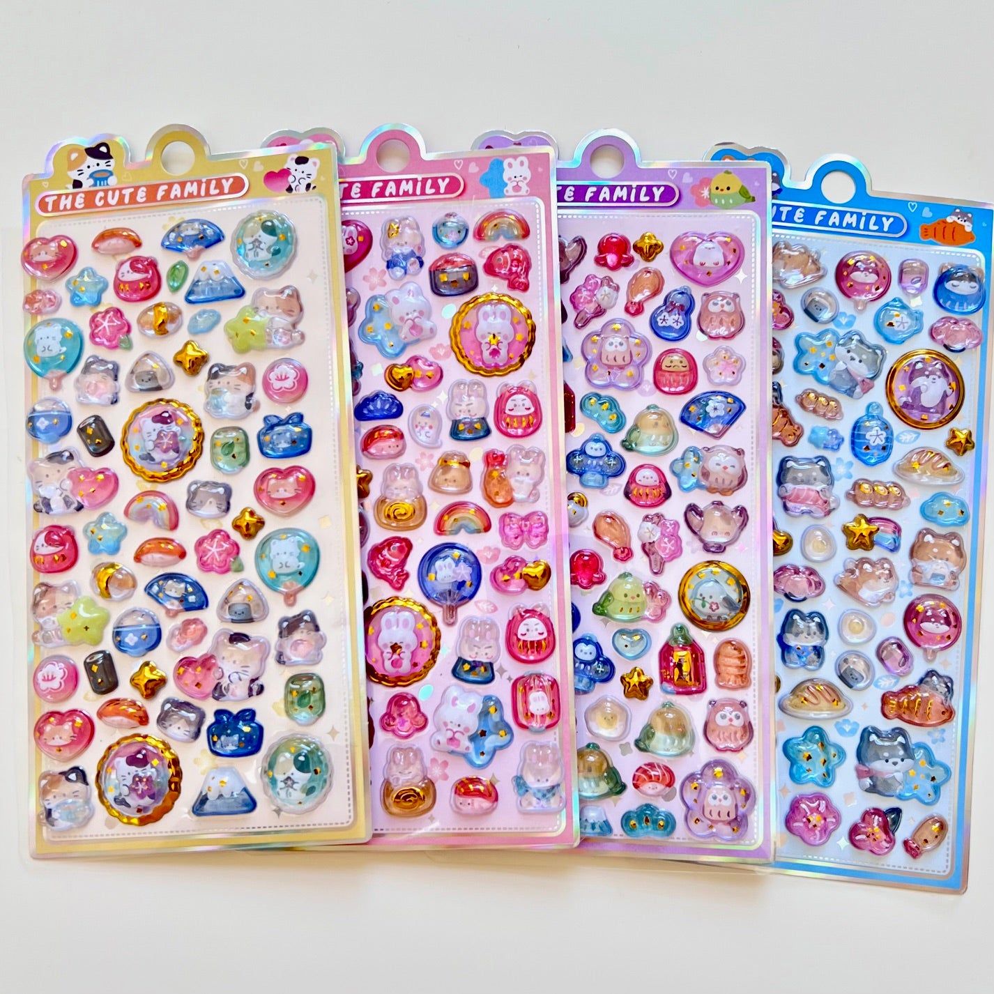 11086 3D Animal Jewel Phone Stickers-12