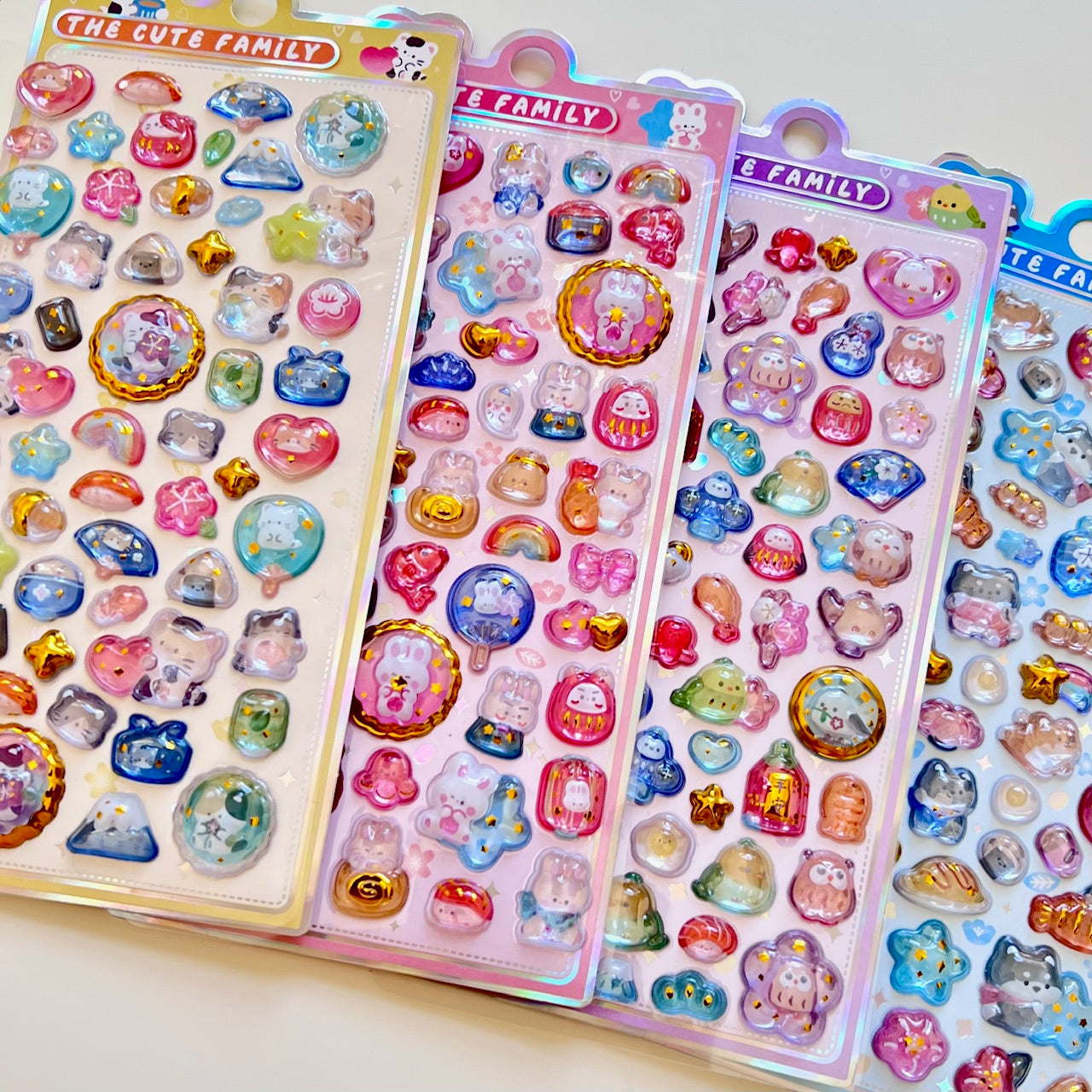 11086 3D Animal Jewel Phone Stickers-12