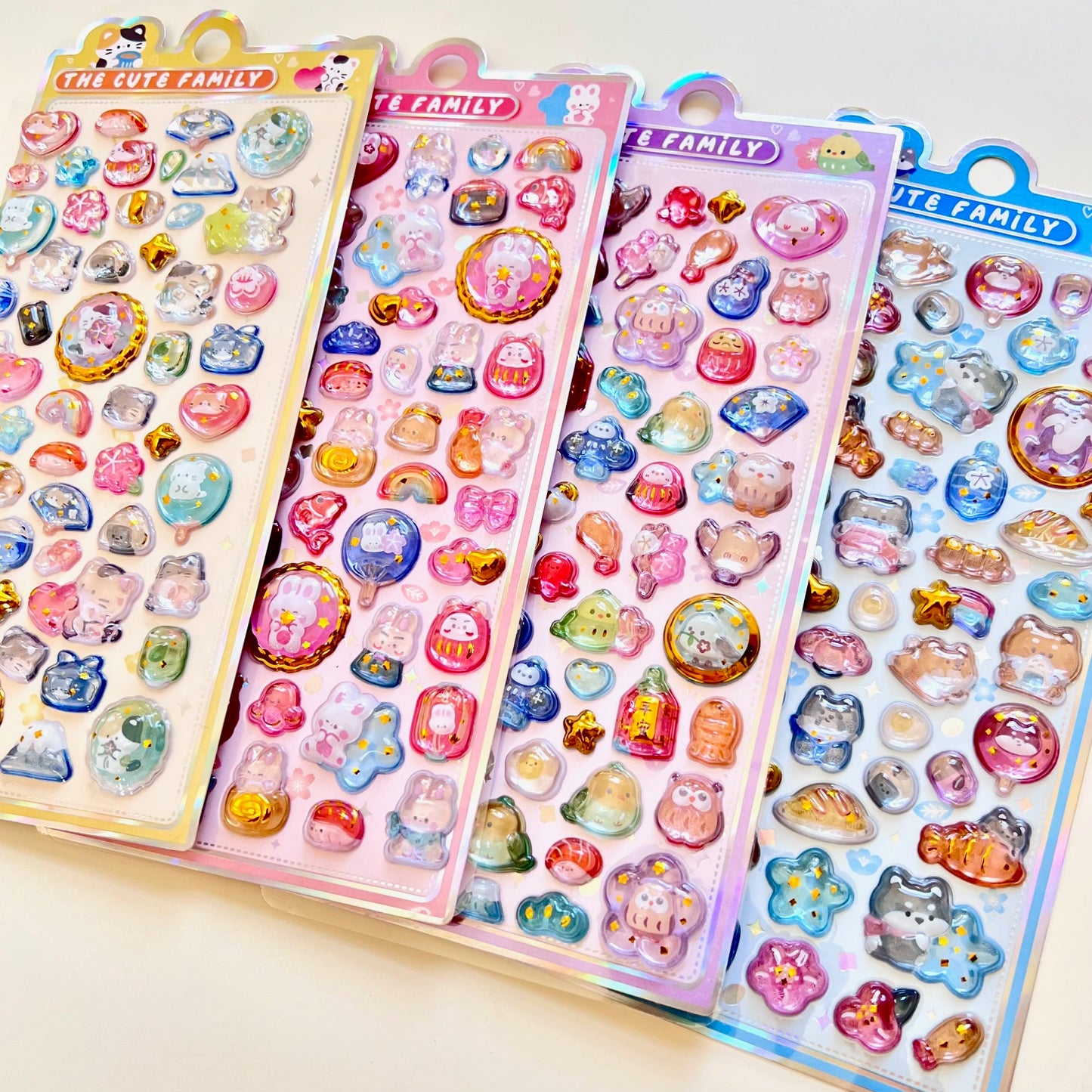 11086 3D Animal Jewel Phone Stickers-12