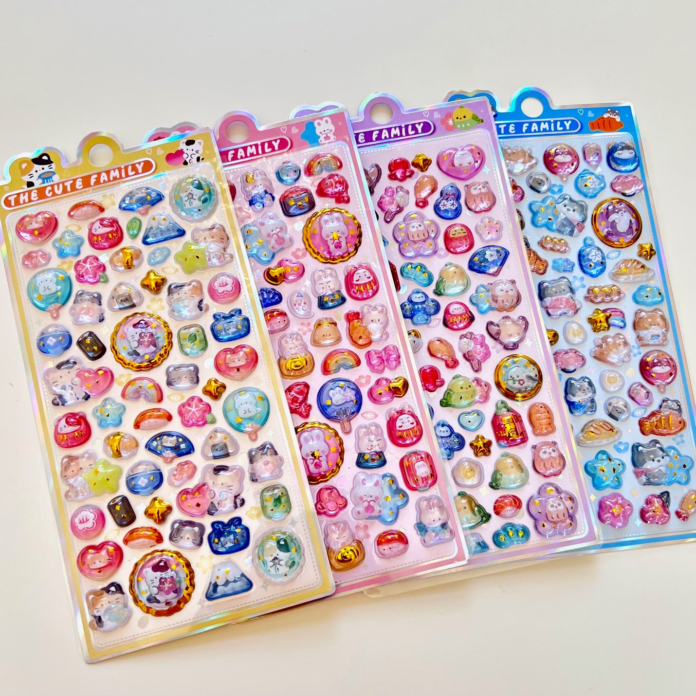 11086 3D Animal Jewel Phone Stickers-12