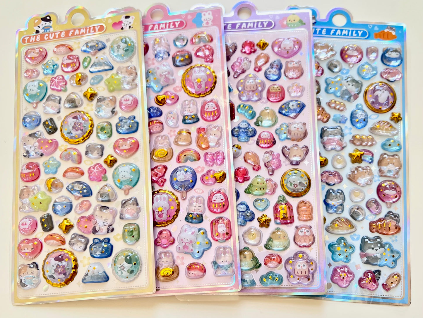 11086 3D Animal Jewel Phone Stickers-12