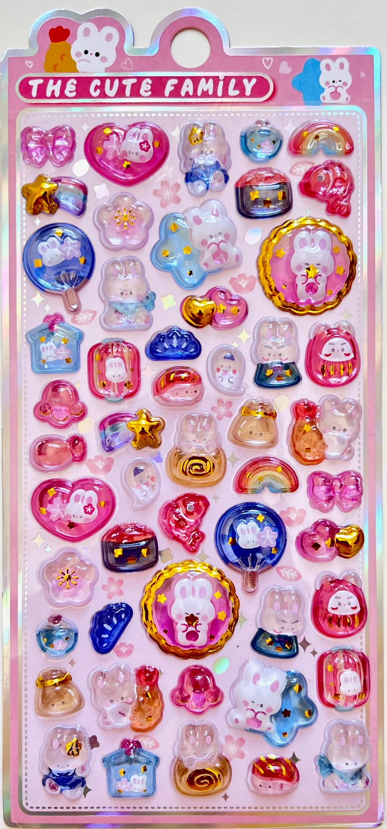 11086 3D Animal Jewel Phone Stickers-12