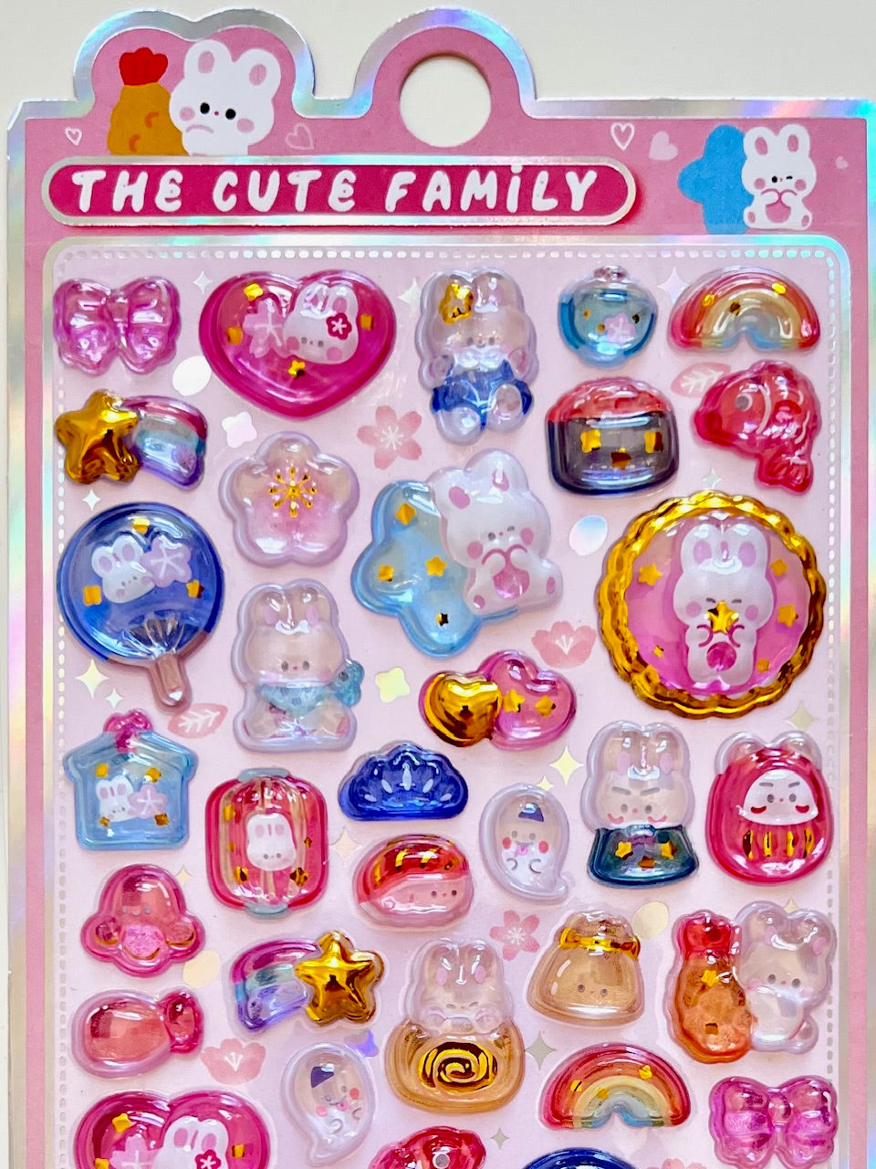 11086 3D Animal Jewel Phone Stickers-12