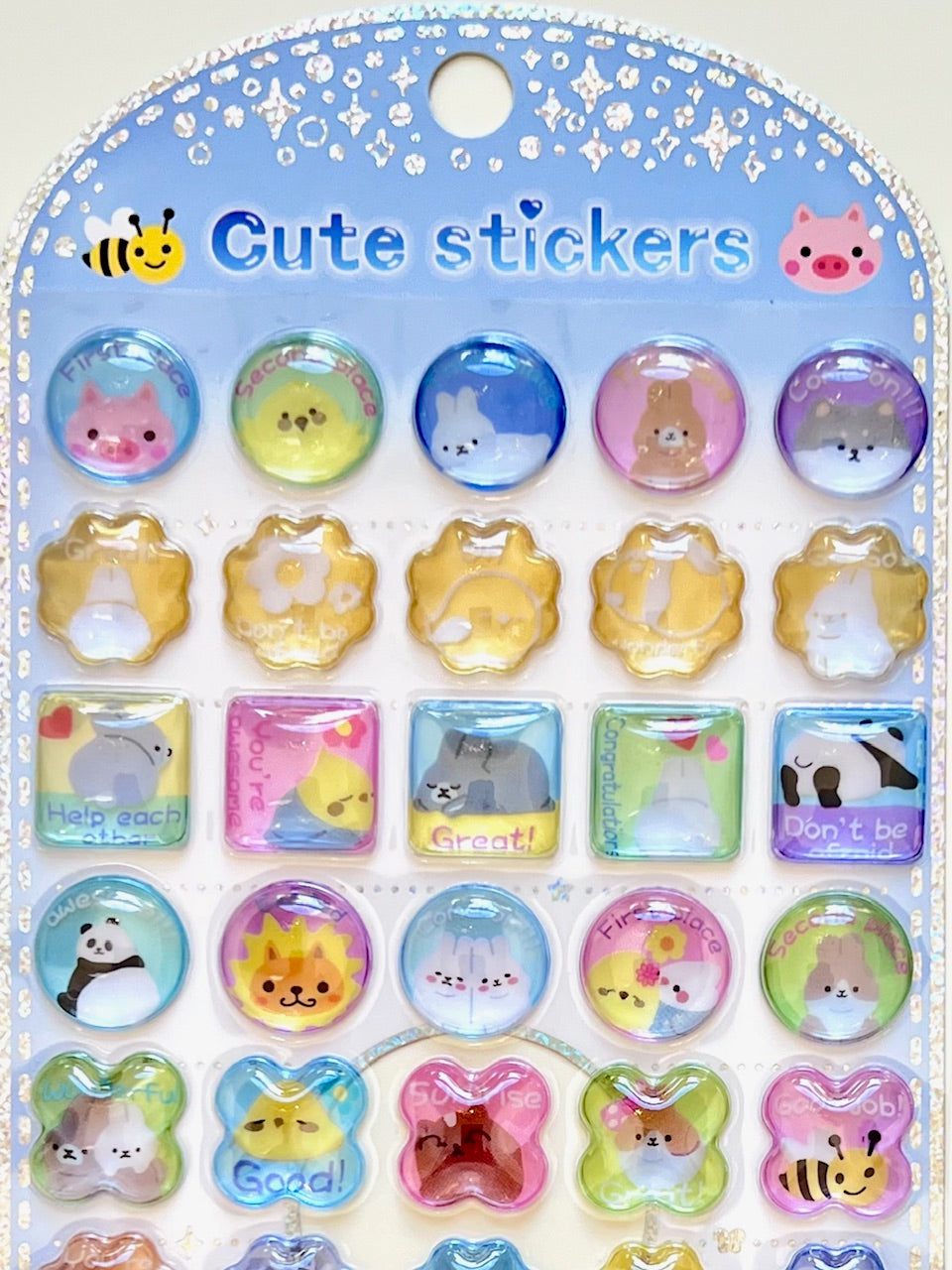 11087 3D Reward Jewel Phone Stickers-12