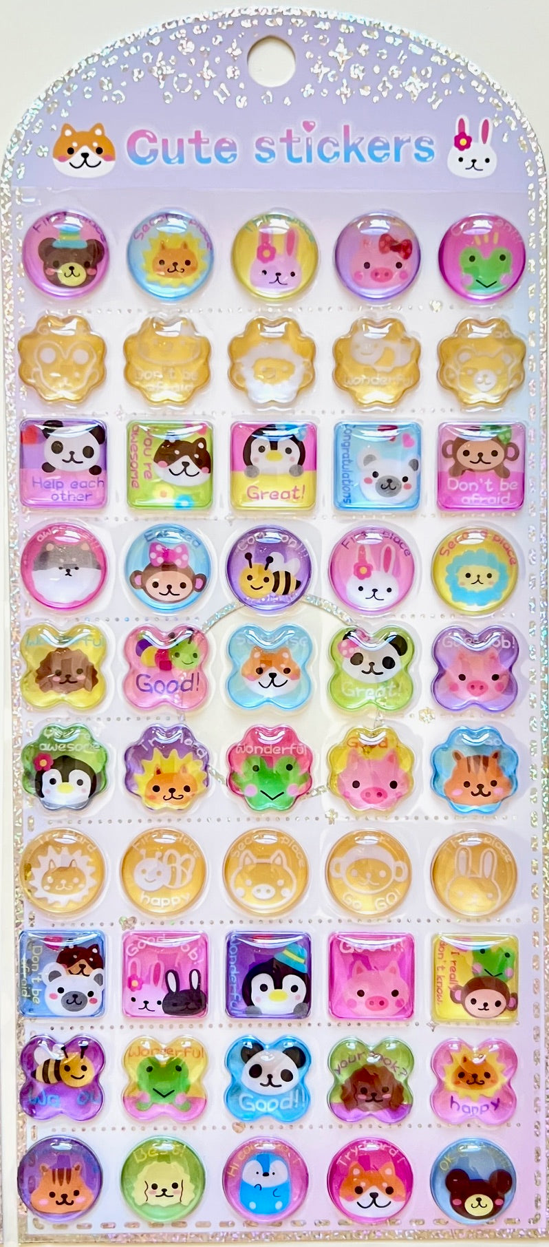 11087 3D Reward Jewel Phone Stickers-12