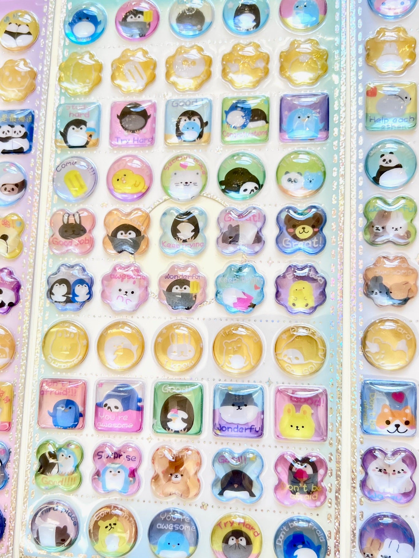 11087 3D Reward Jewel Phone Stickers-12