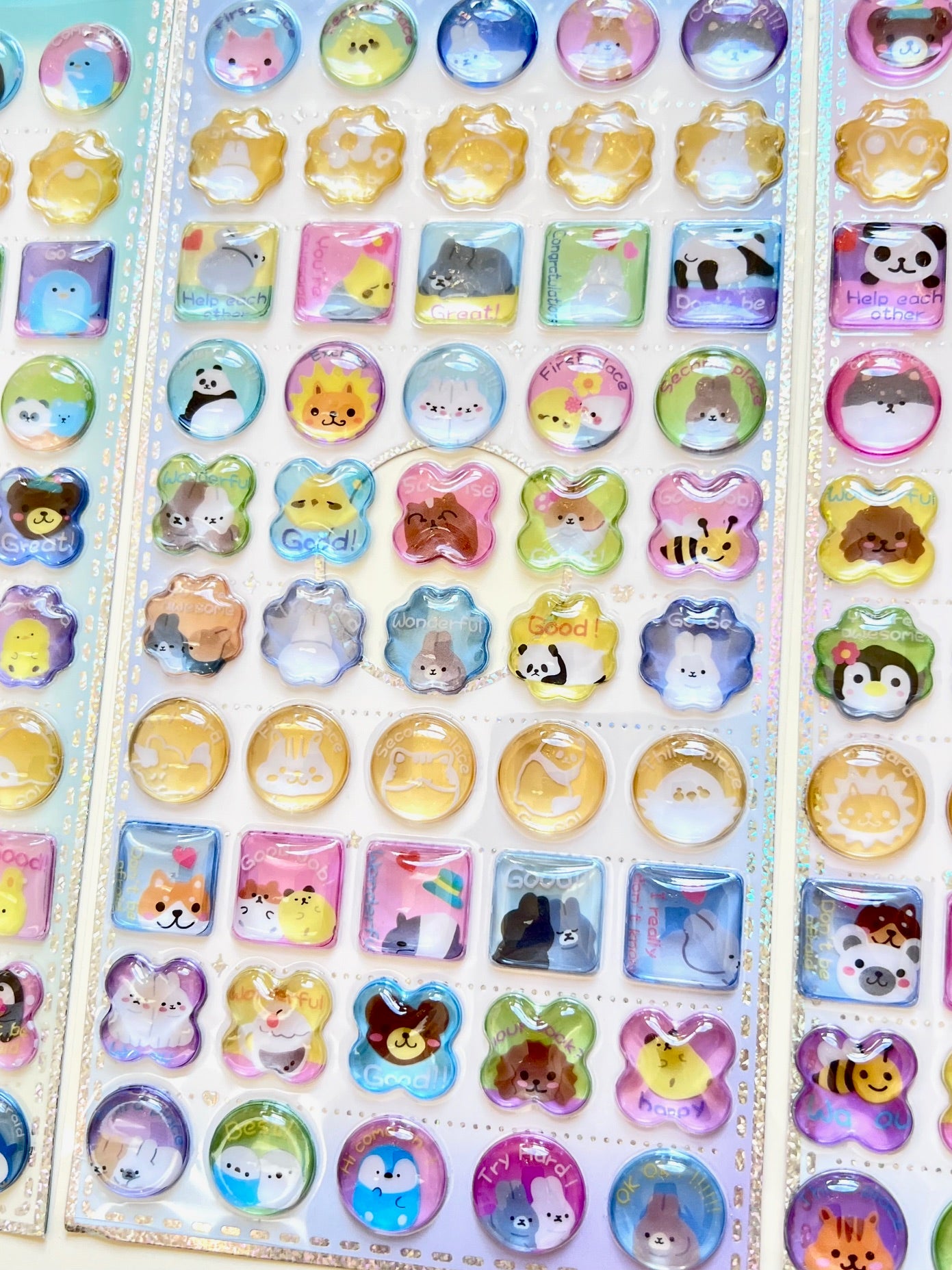 11087 3D Reward Jewel Phone Stickers-12
