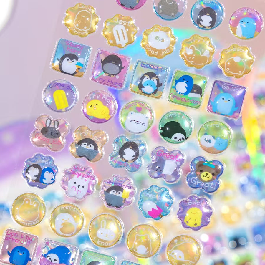 11087 3D Reward Jewel Phone Stickers-12
