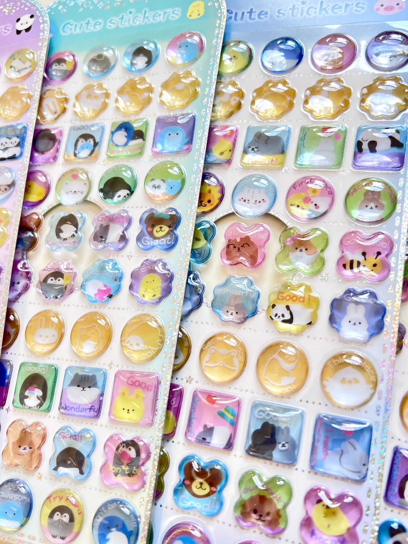 11087 3D Reward Jewel Phone Stickers-12