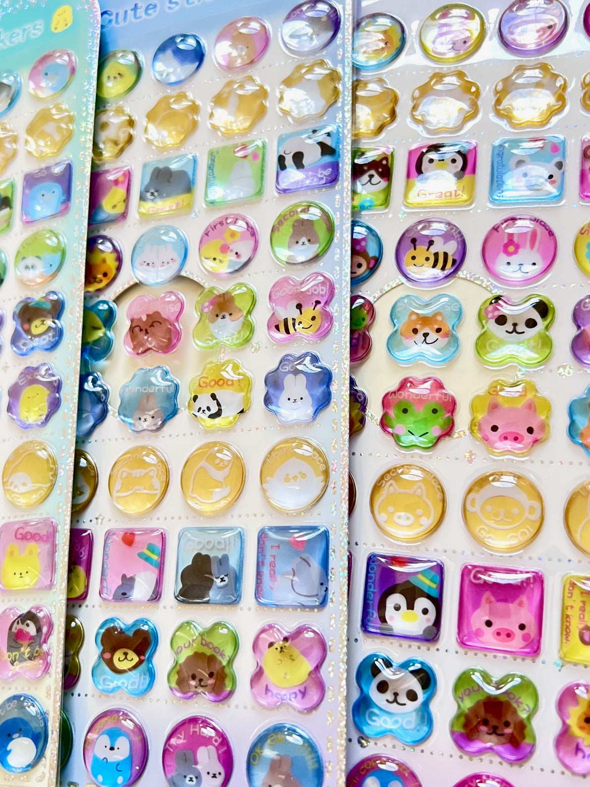 11087 3D Reward Jewel Phone Stickers-12