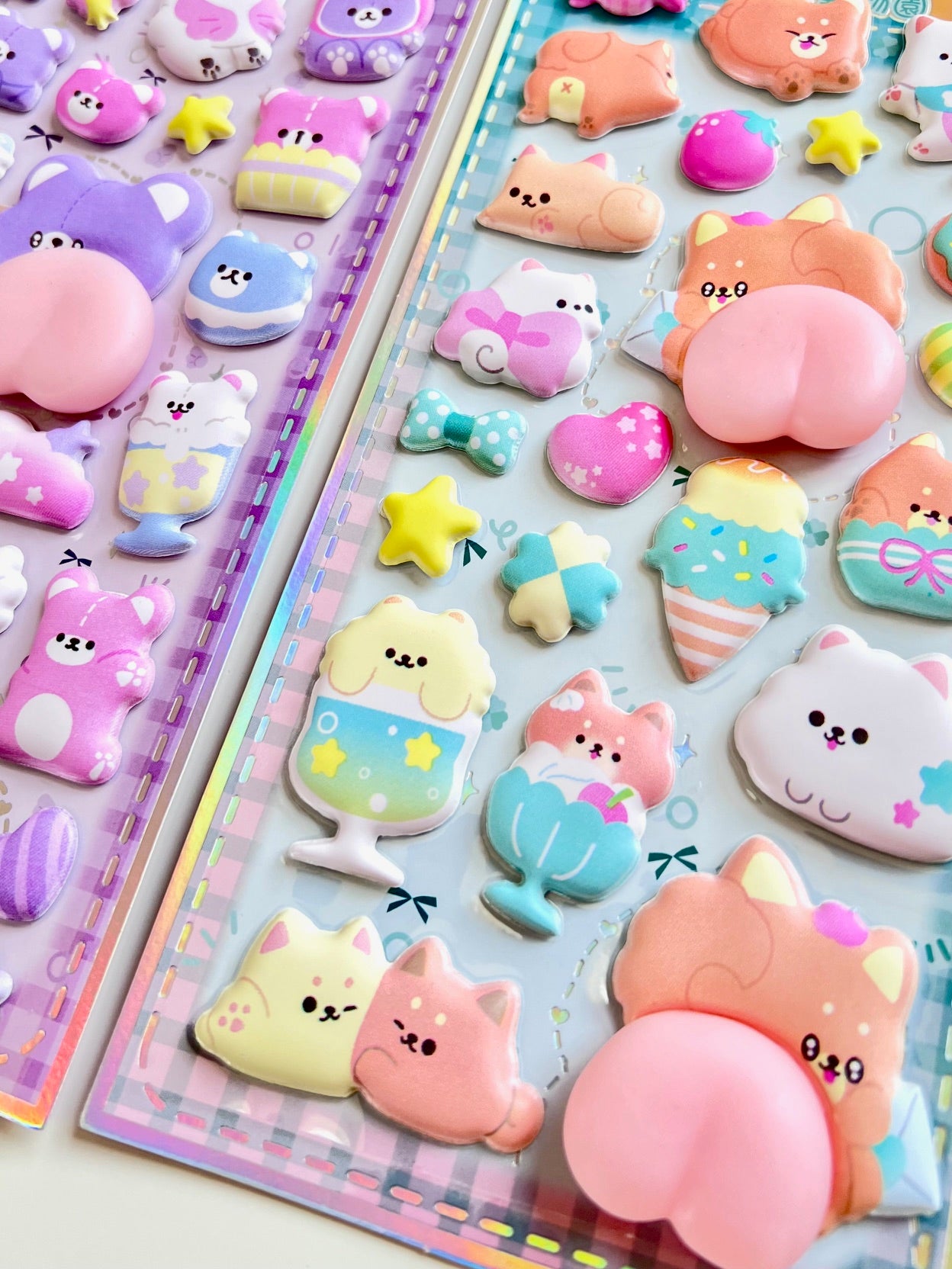 11089 Animal Squishy Butt Stickers-12