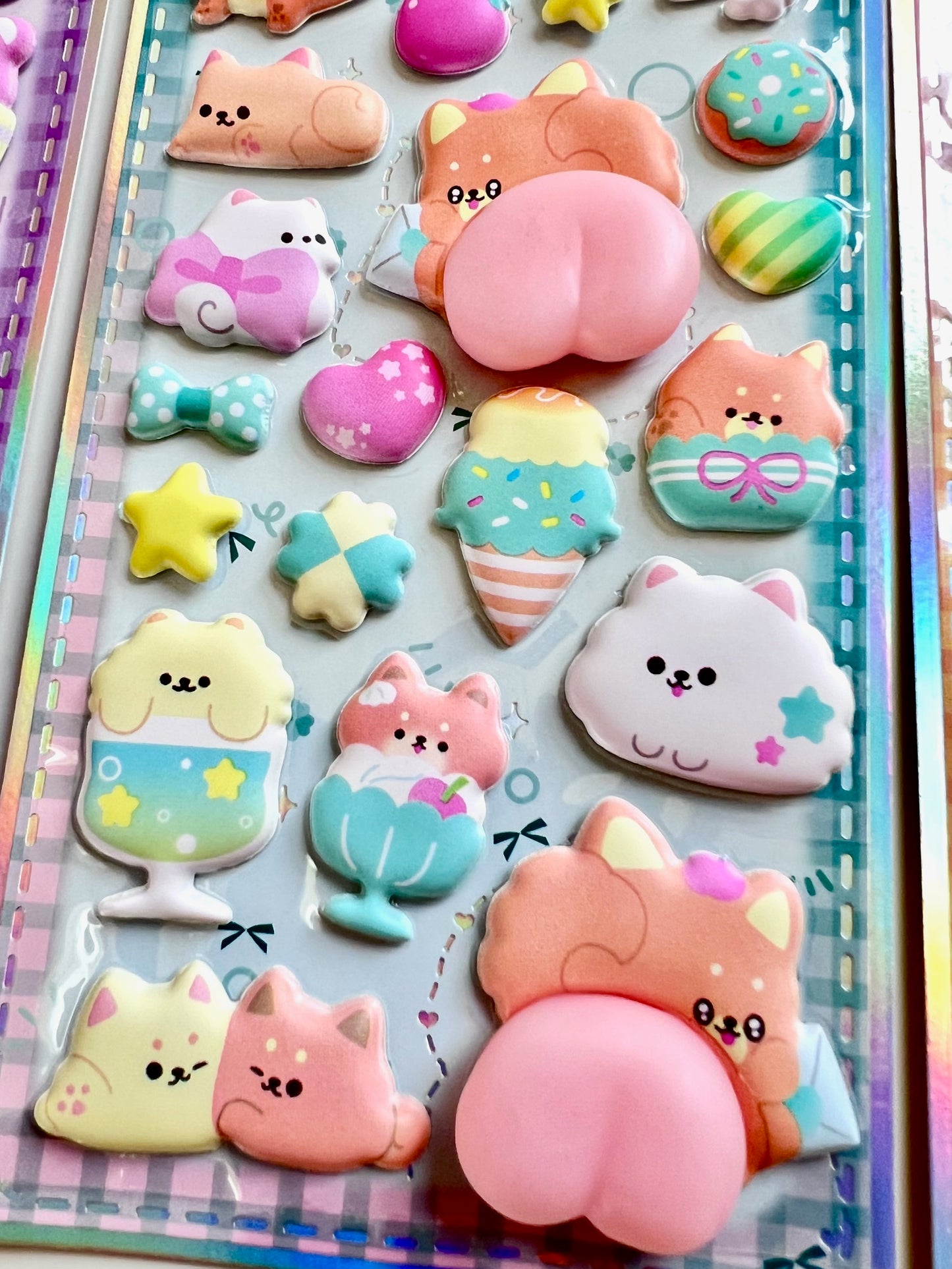 11089 Animal Squishy Butt Stickers-12