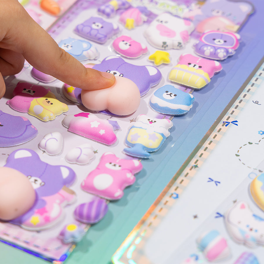 11089 Animal Squishy Butt Stickers-12