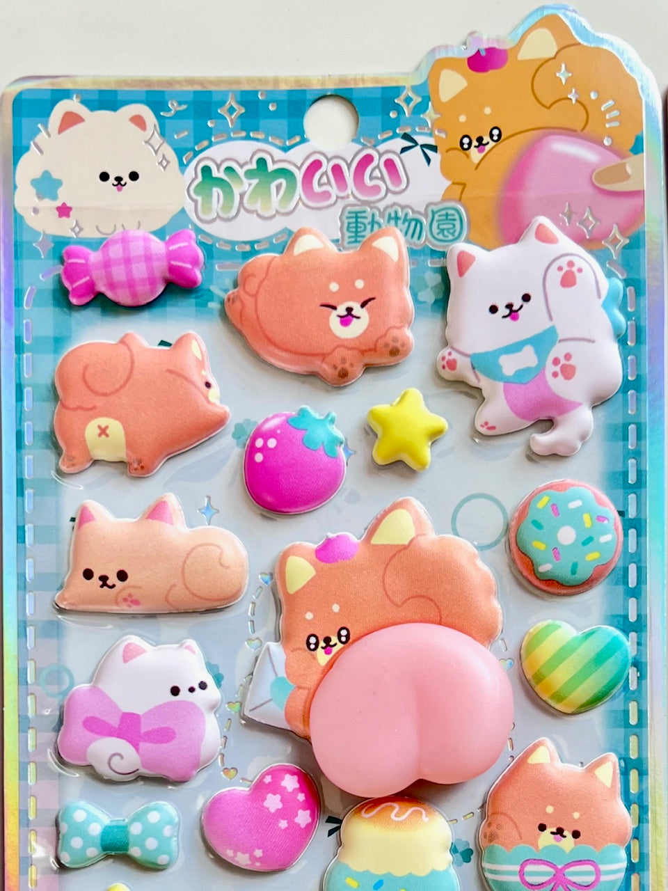 11089 Animal Squishy Butt Stickers-12