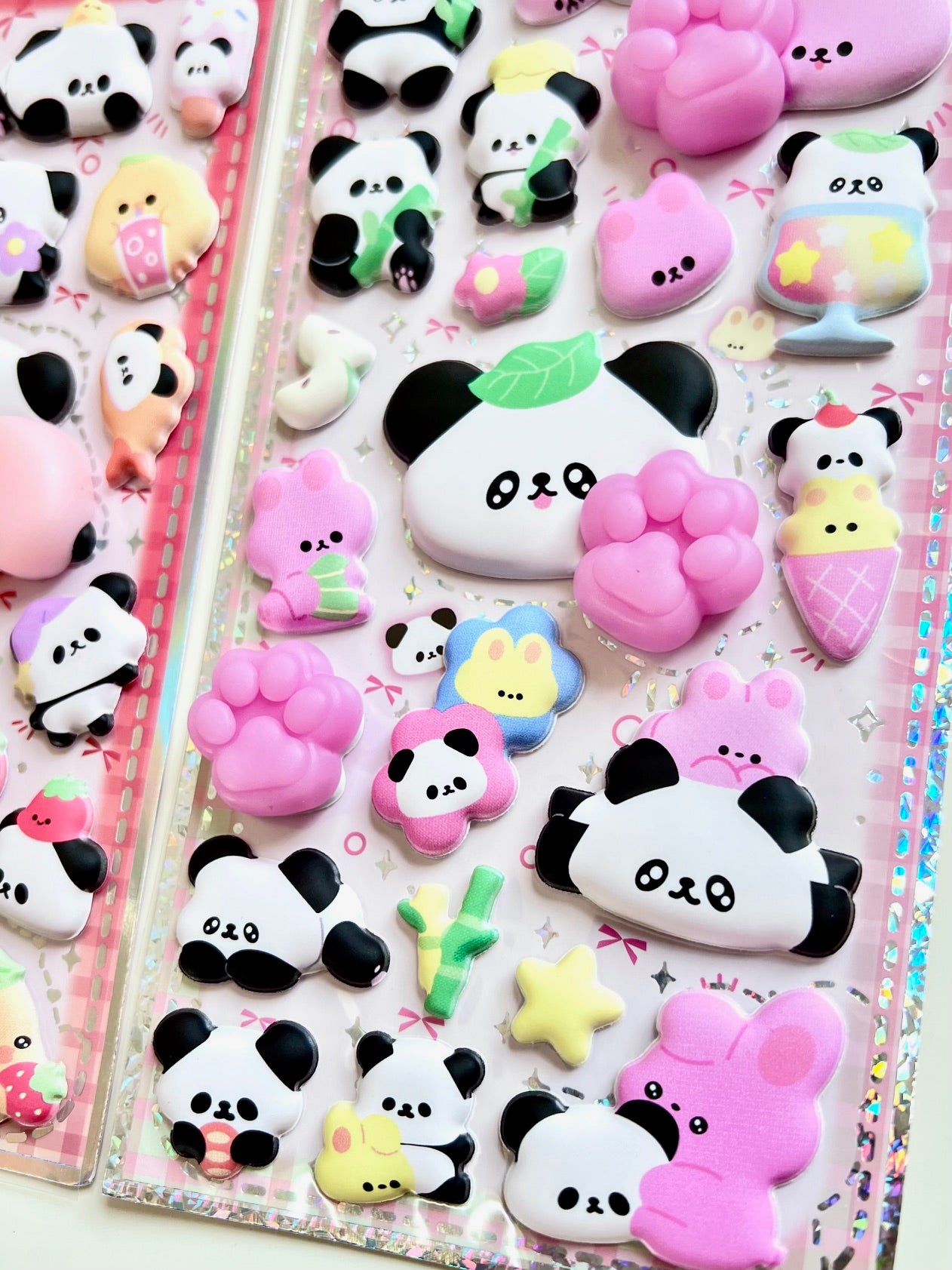 11090 Panda Squishy Butt Stickers-12