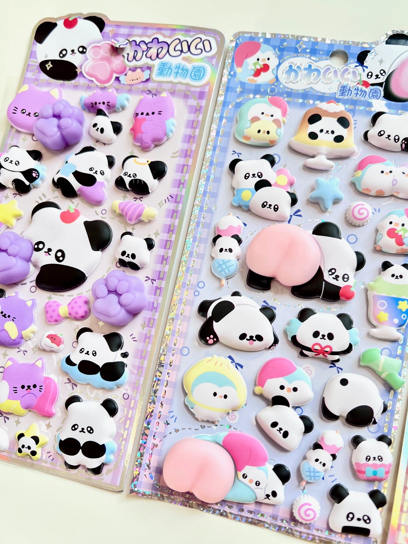 11090 Panda Squishy Butt Stickers-12