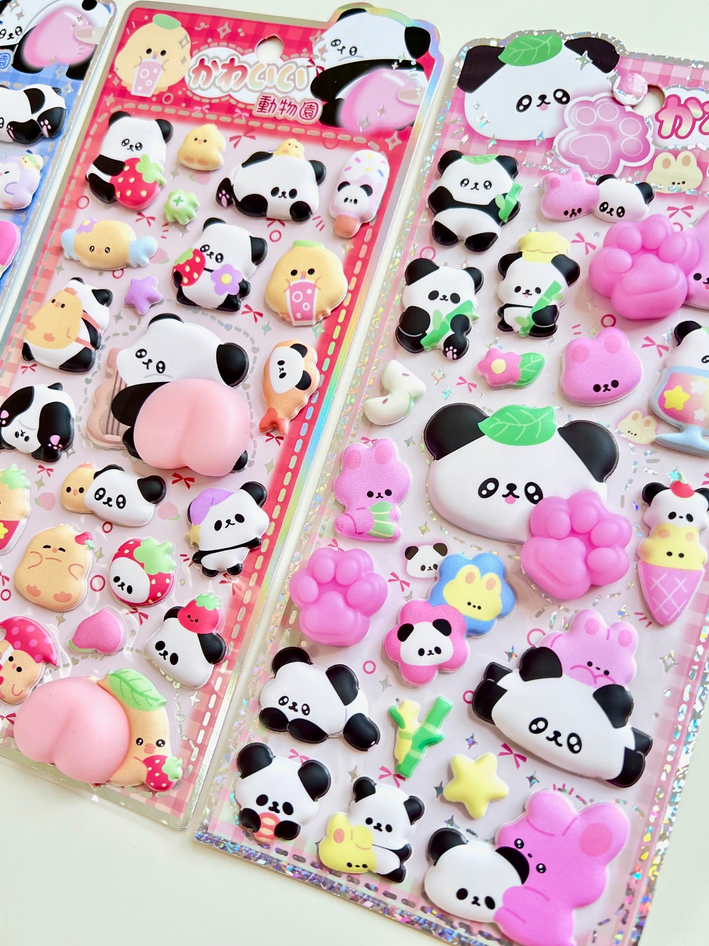 11090 Panda Squishy Butt Stickers-12