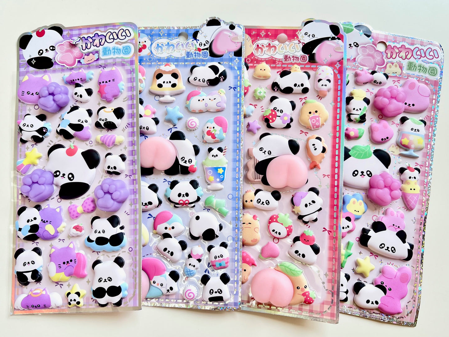 11090 Panda Squishy Butt Stickers-12