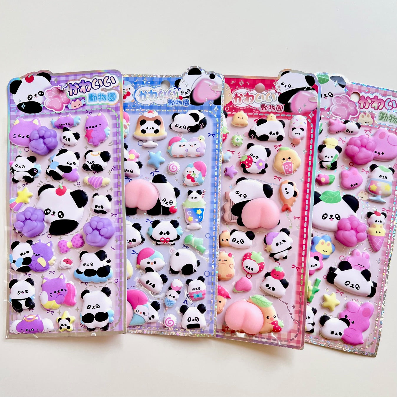 11090 Panda Squishy Butt Stickers-12