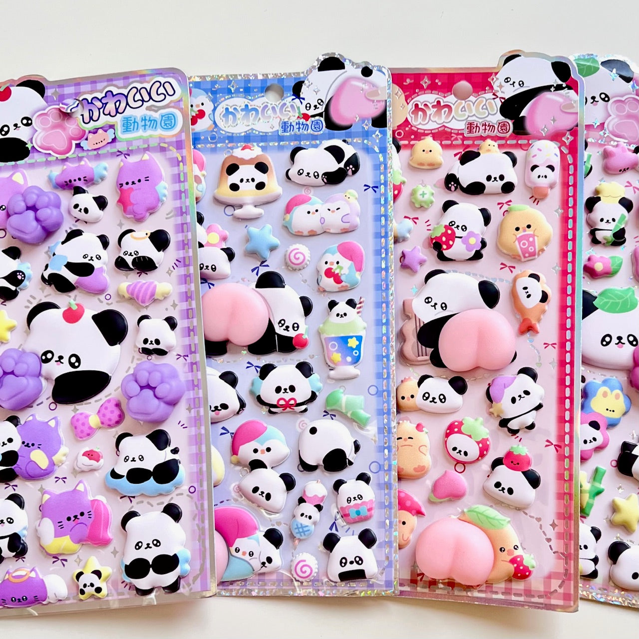 11090 Panda Squishy Butt Stickers-12