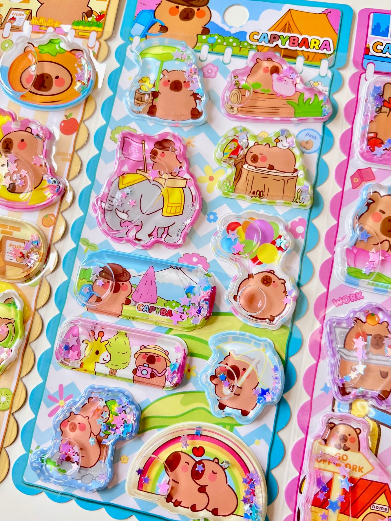 11093 Capybara Water Stickers-12