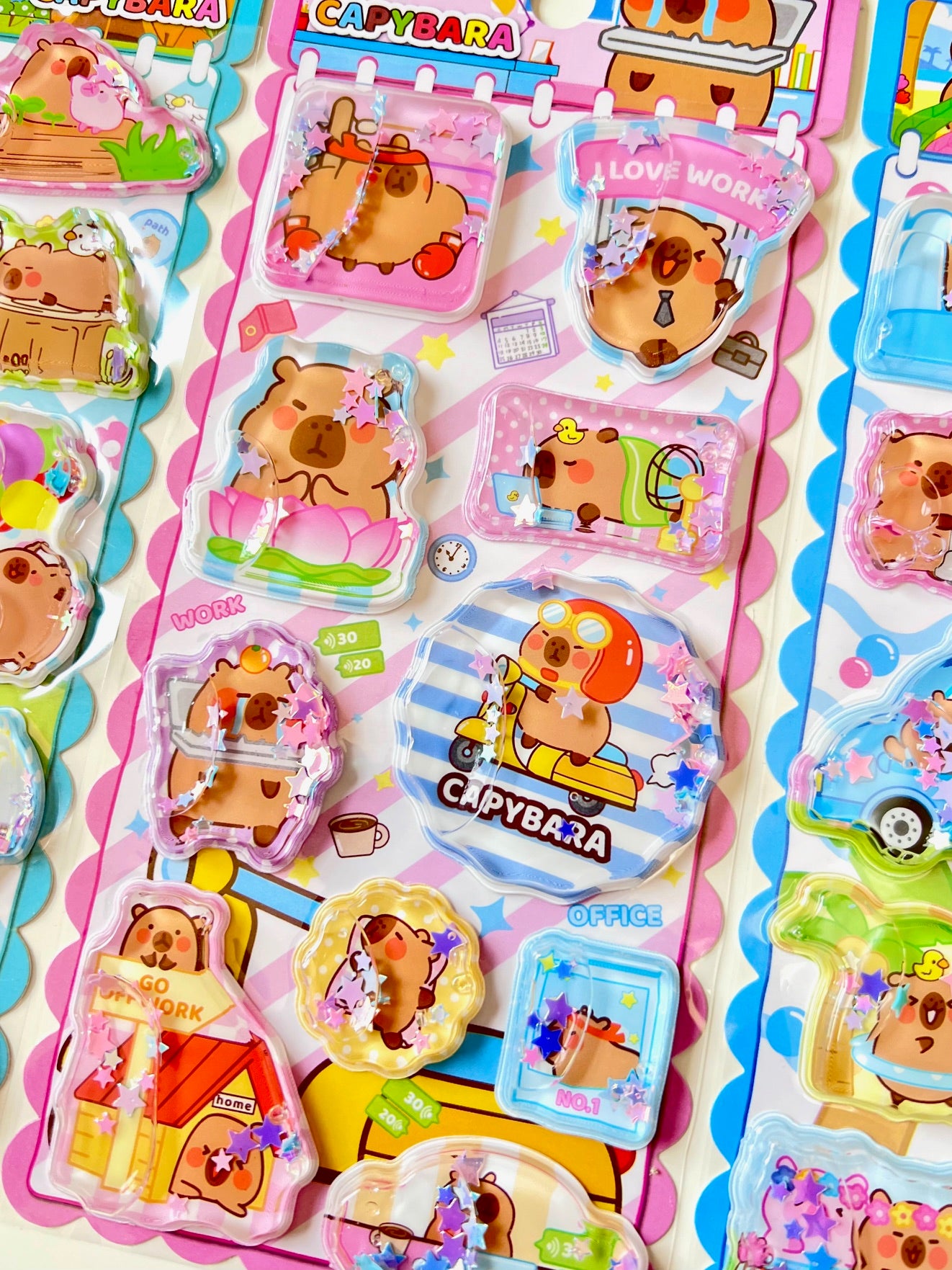 11093 Capybara Water Stickers-12