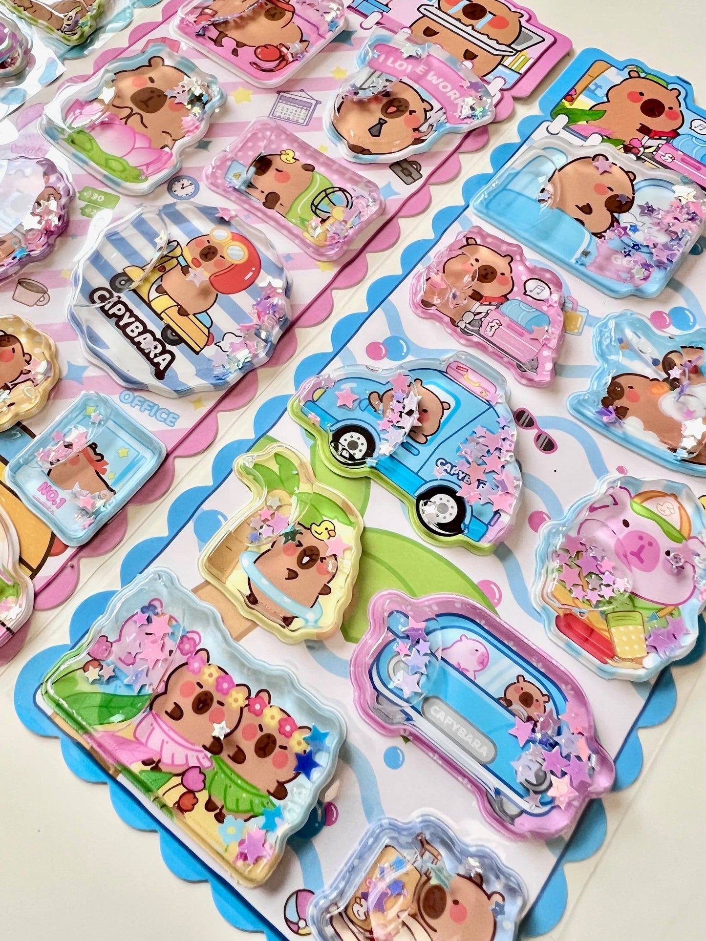 11093 Capybara Water Stickers-12