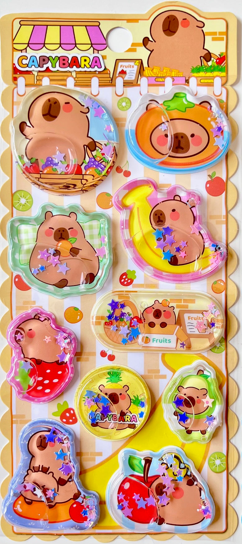 11093 Capybara Water Stickers-12